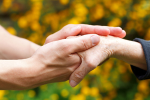 image of hands holding